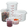 Round food storage containers 