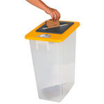 Waste separation receptacle PB-1090-CLR