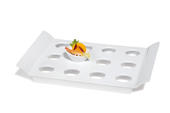 Bandeja ranurada melamina ML-291-W Bandeja ranurada melamina ML-291-W