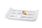 Bandeja ranurada melamina ML-292-W Bandeja ranurada melamina ML-292-W